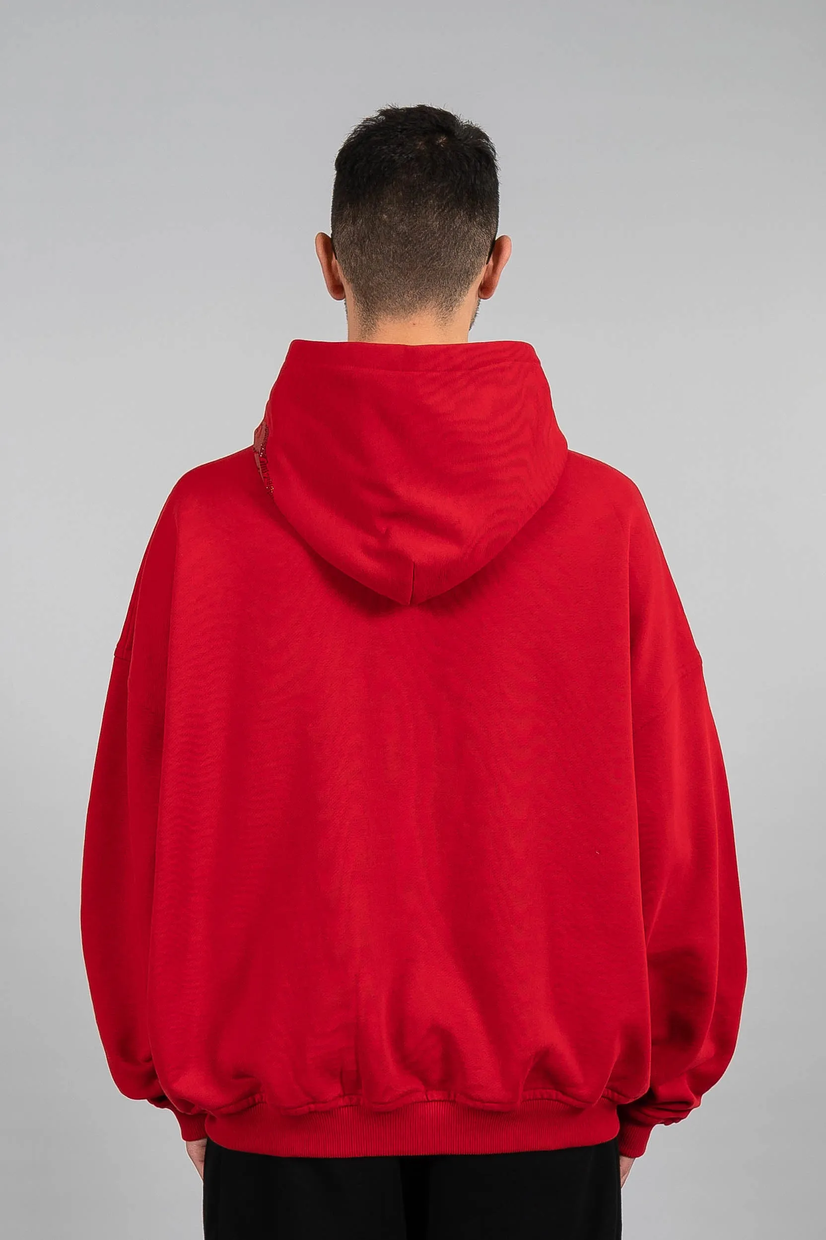 AVES RHINESTONE RED FRONTZIP
