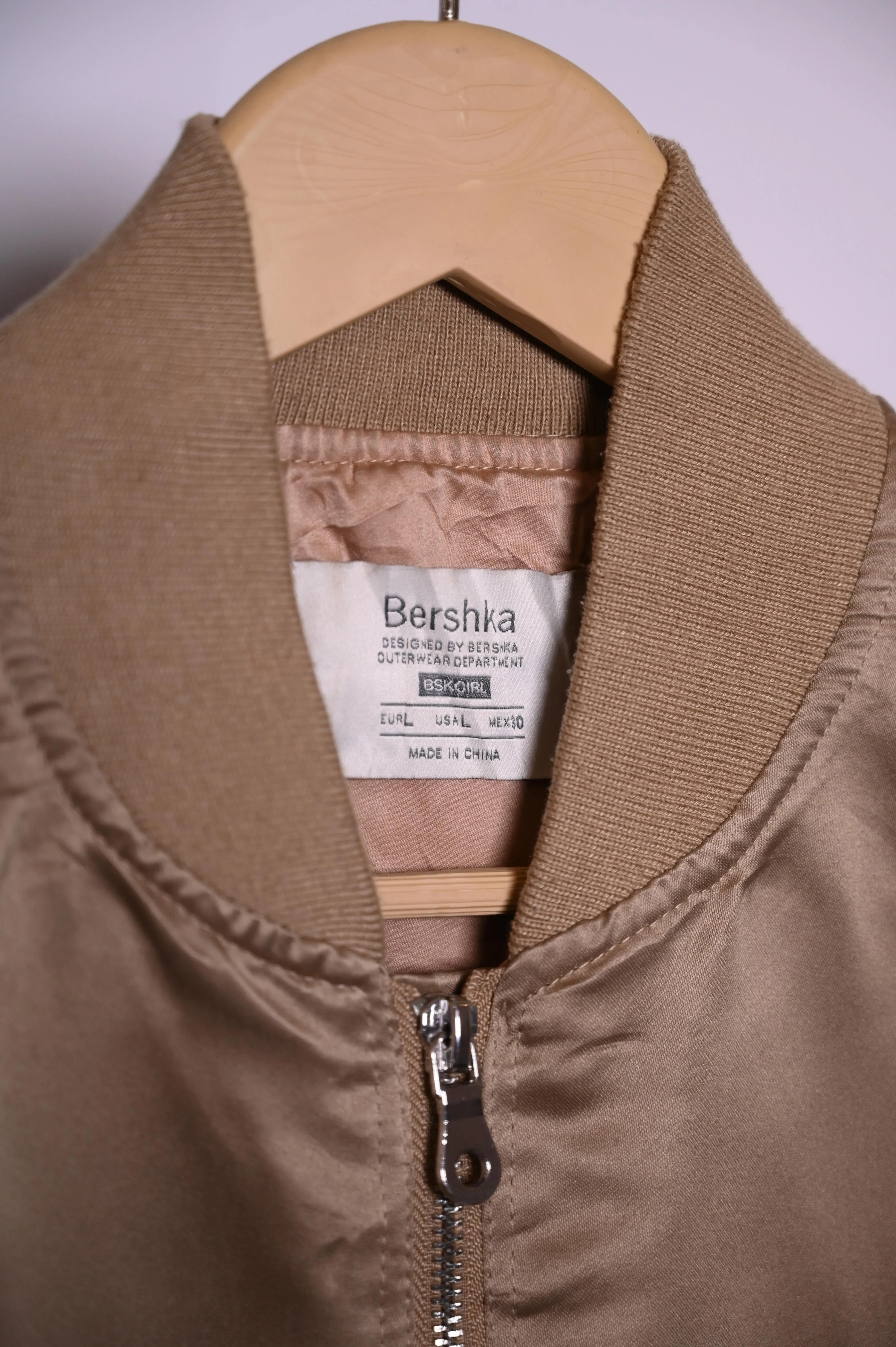 Bershka Golden Zipper Jacket – Medium
