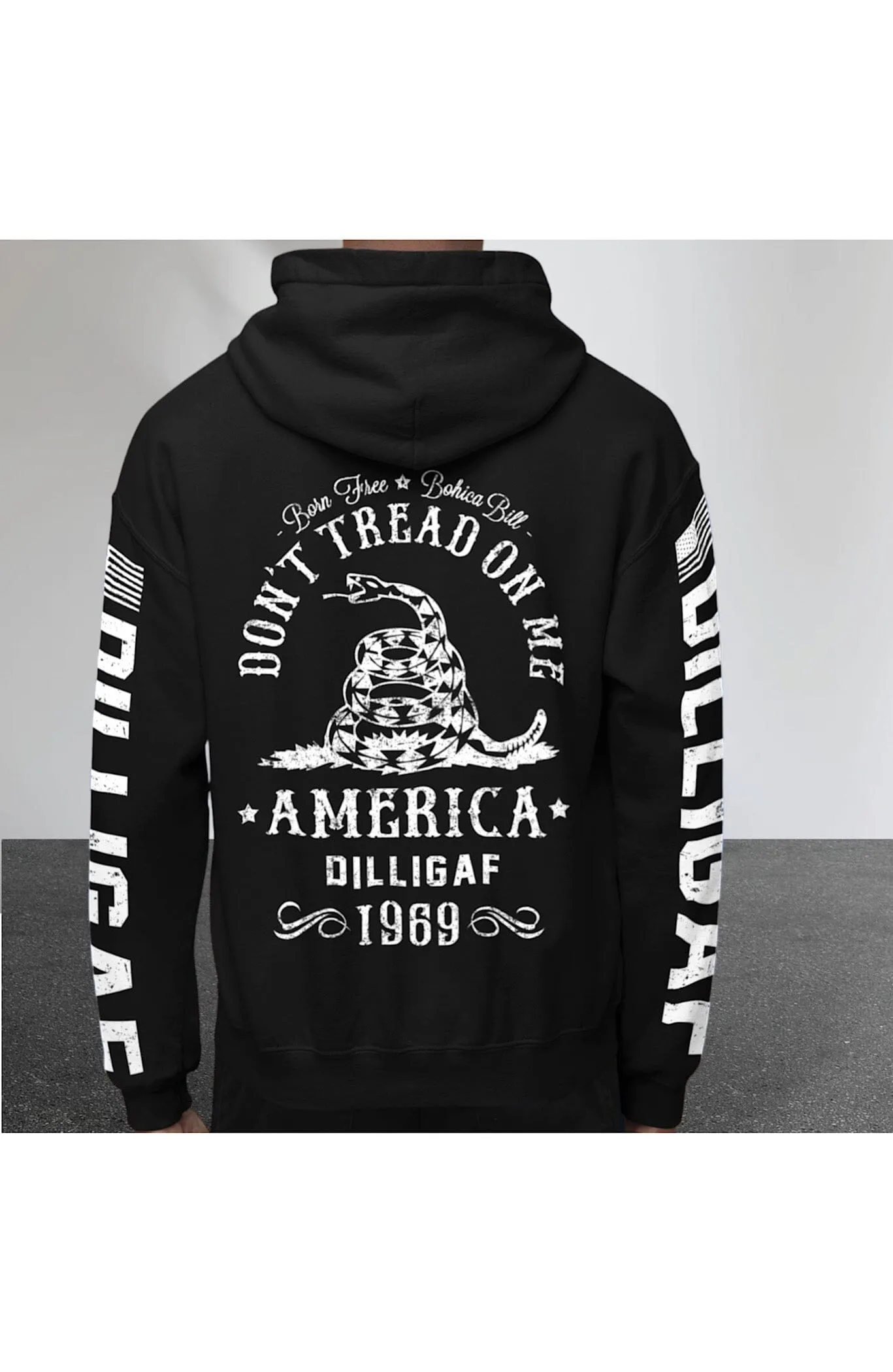 Don't Tread on me Zip Up Hoodie