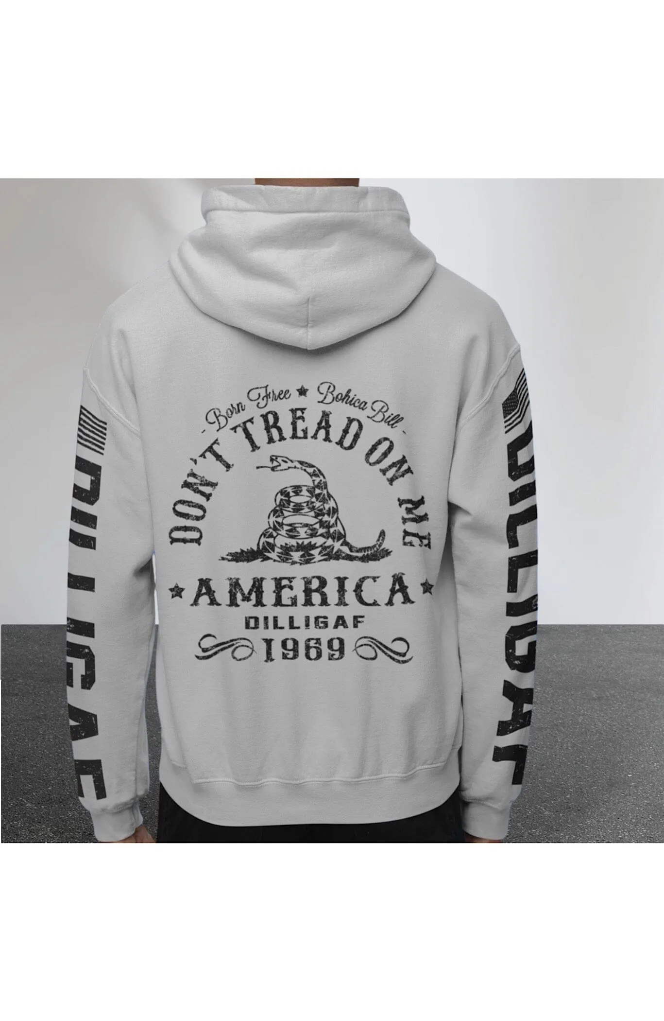 Don't Tread on me Zip Up Hoodie