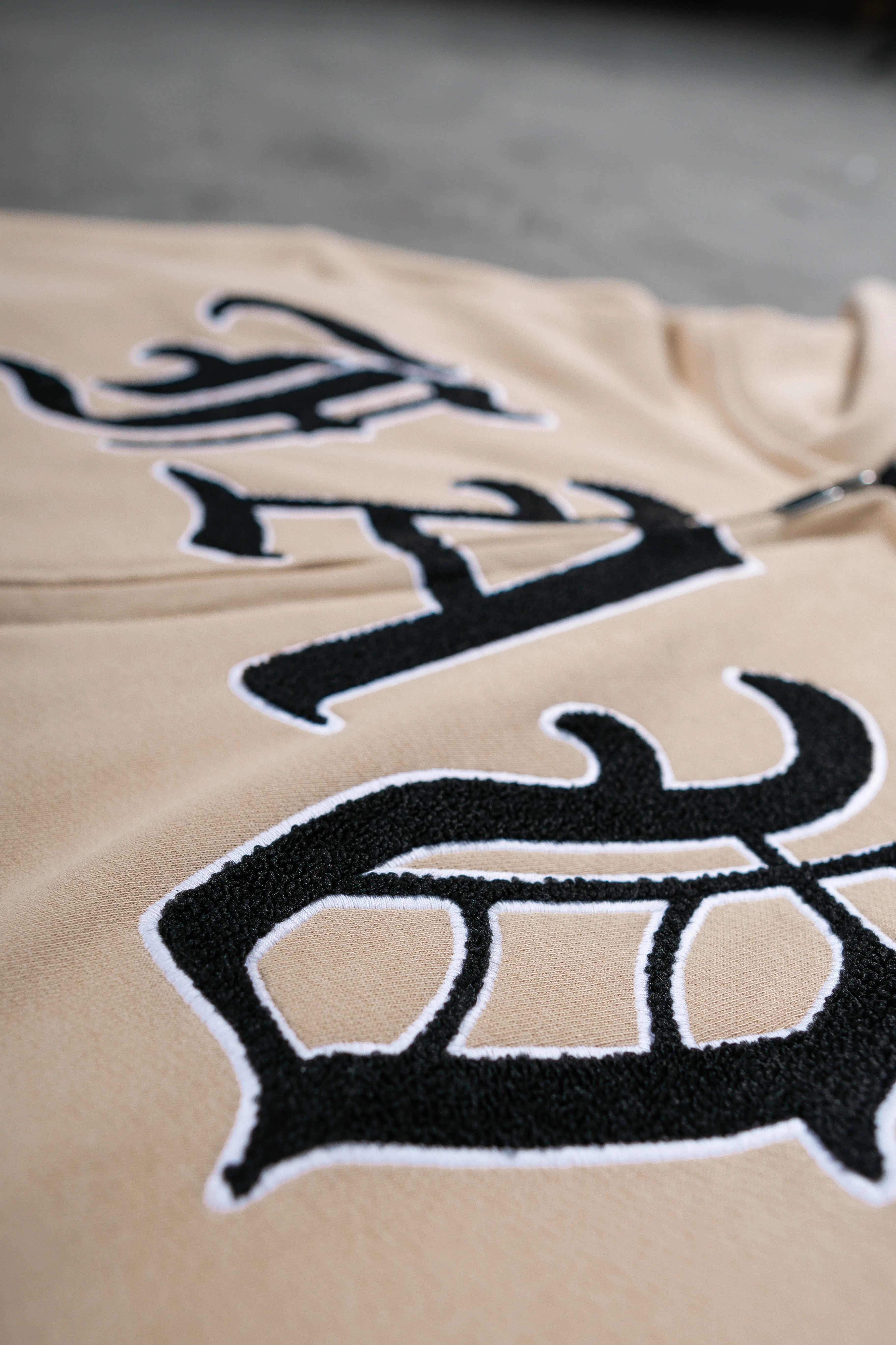 FAV FROTTEE BEIGE FRONTZIP
