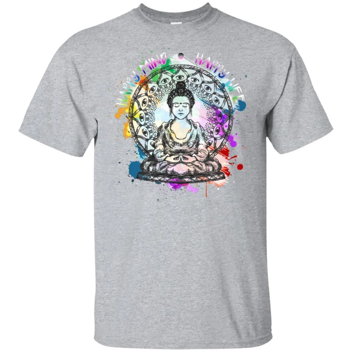 Happy Mind Happy Life - Hoodie, Tee, Shirt, Tank