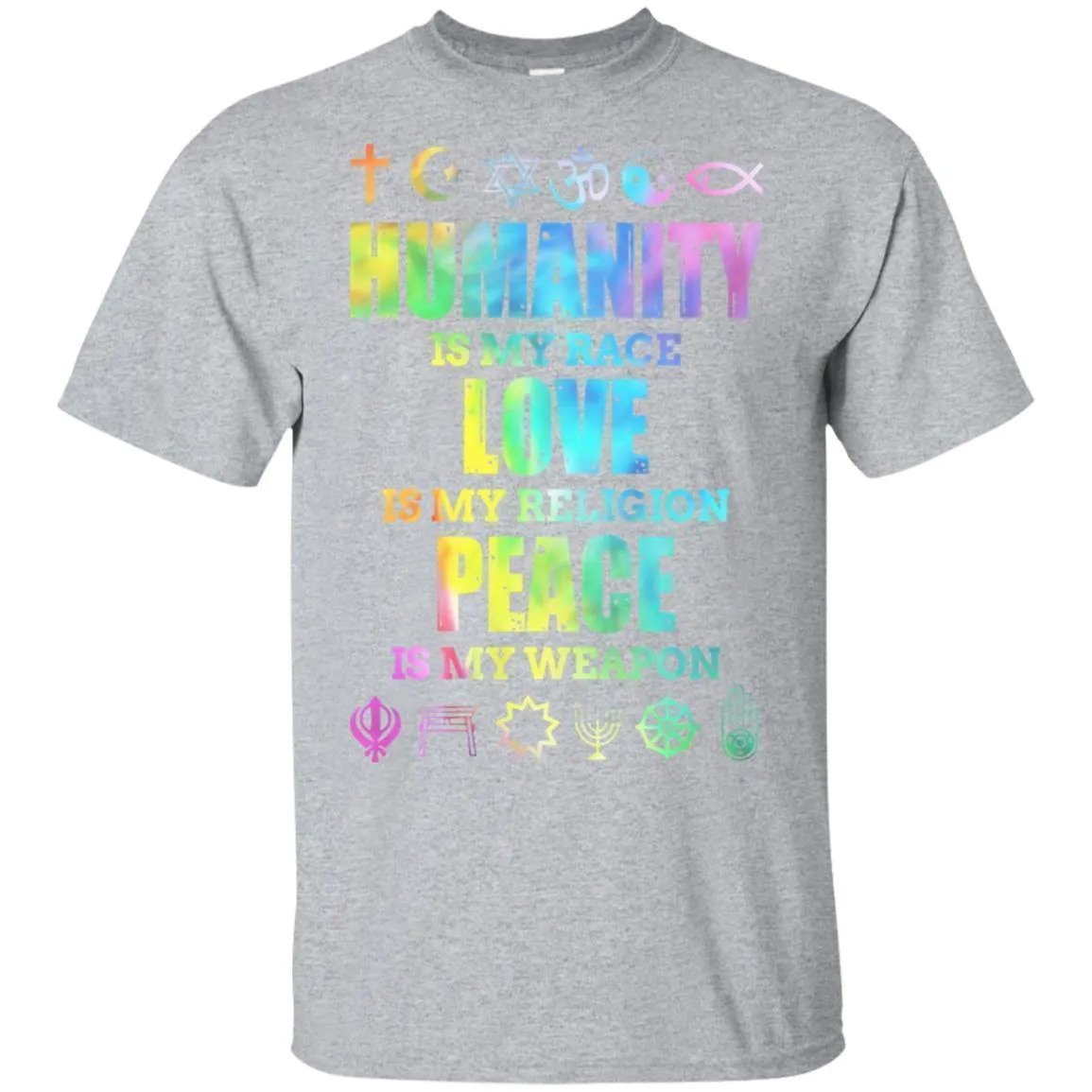 Humanity Love Peace - Hoodie, Tee, Shirt, Tank