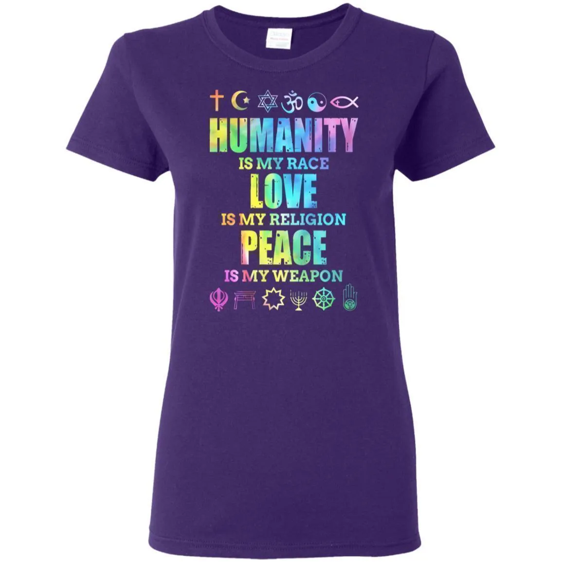 Humanity Love Peace - Hoodie, Tee, Shirt, Tank