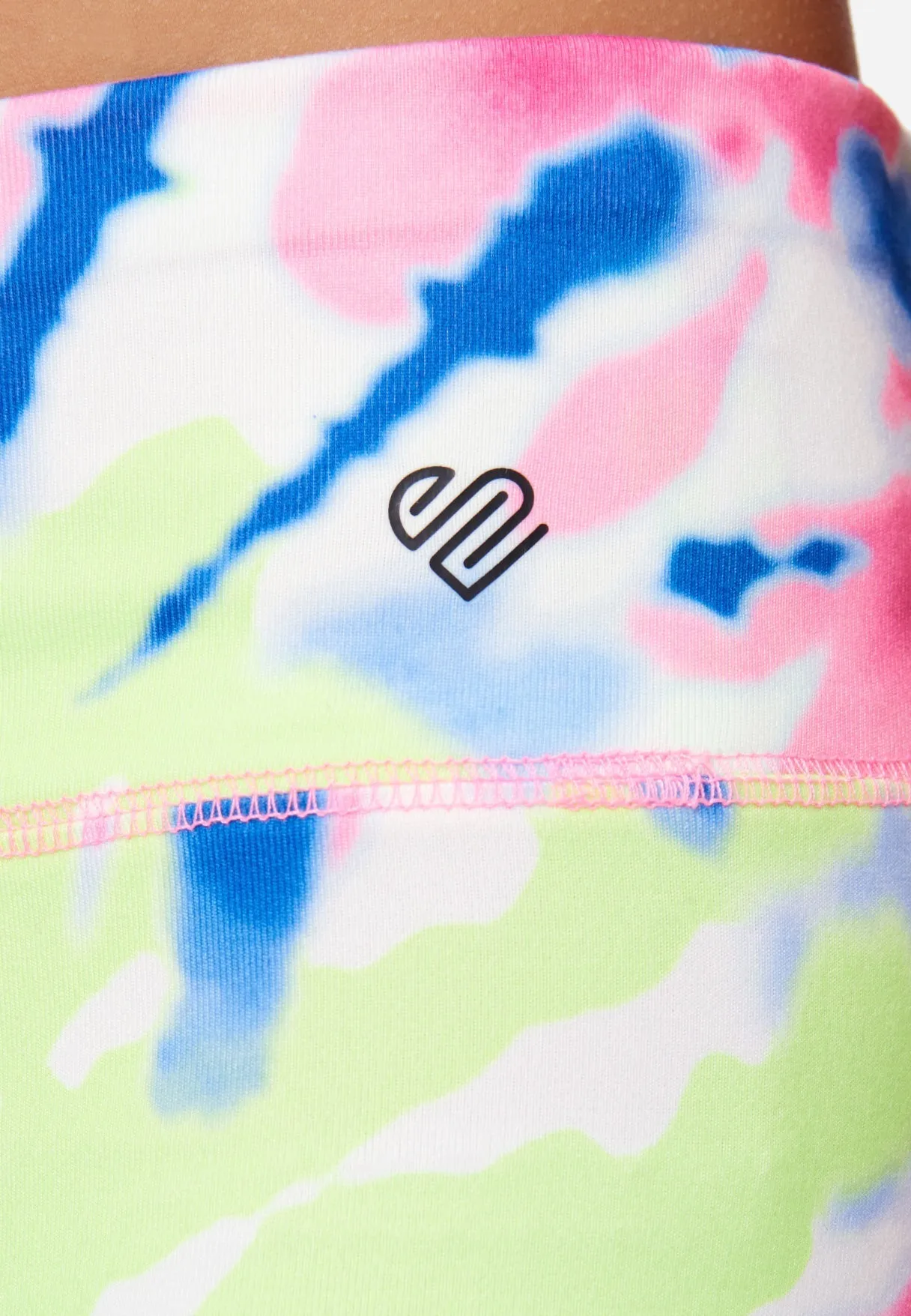 J Sport Tie-Dye Color Block Leggings