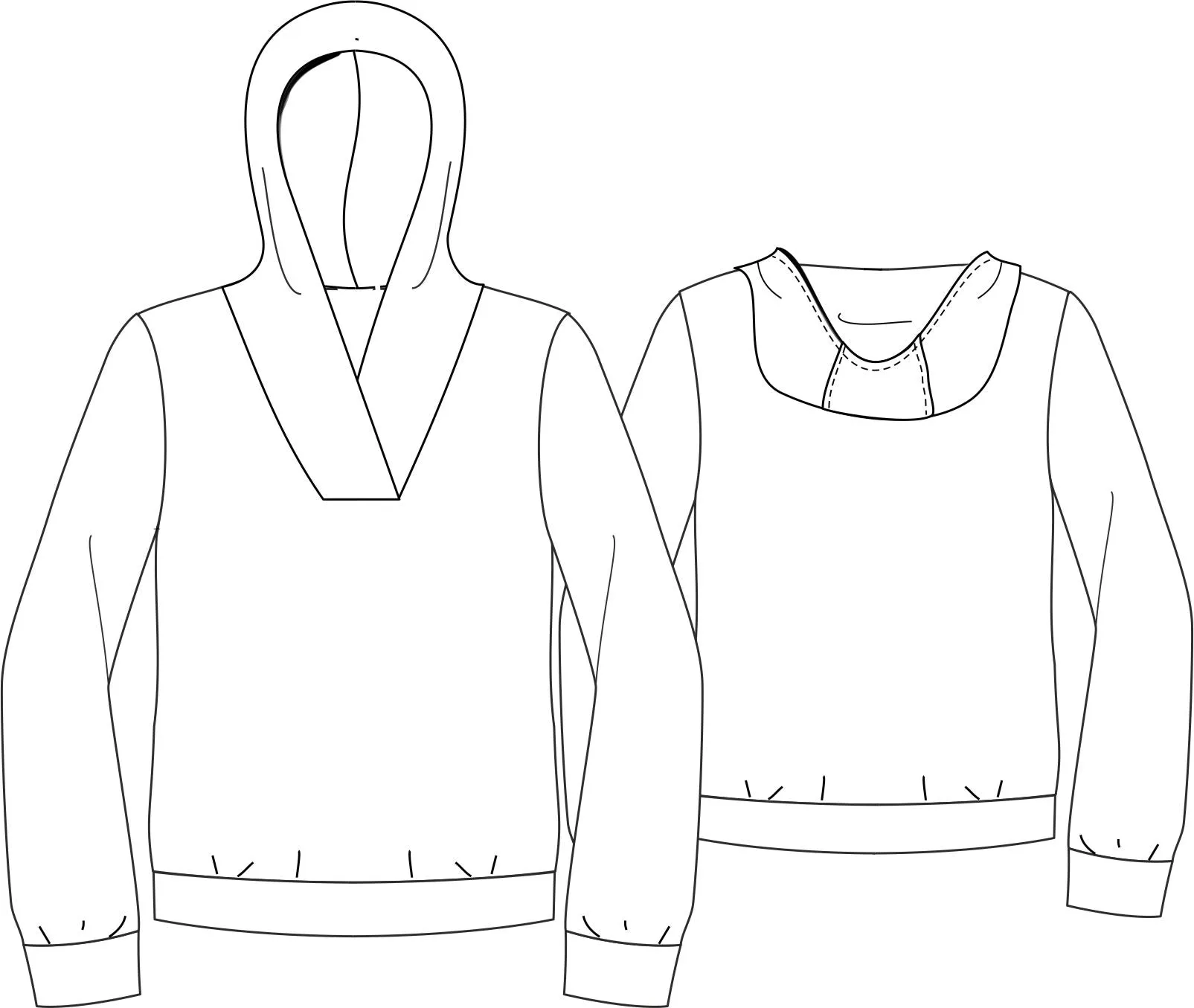 Kapuzen Pullover Dana