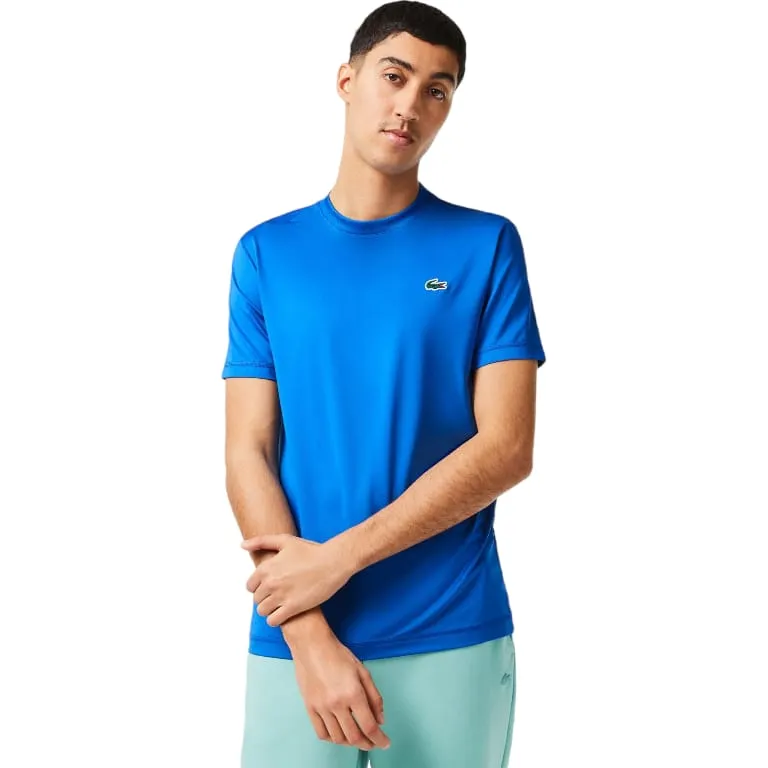 Lacoste Men’s Lacoste Sport Slim Fit Stretch Jersey T-shirt Blue