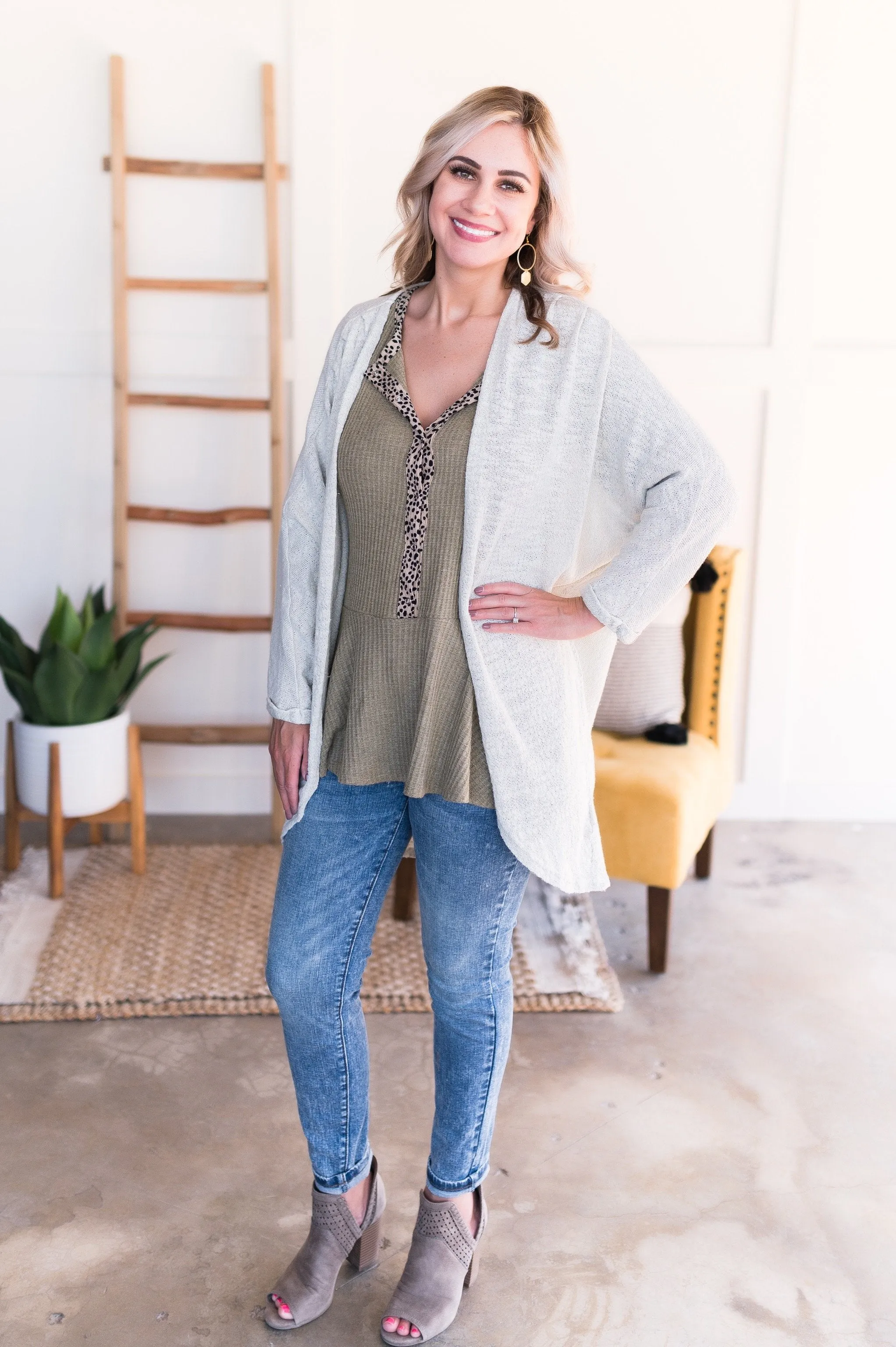 *Size M: In Your Wildest Dreams Sage Tunic Top