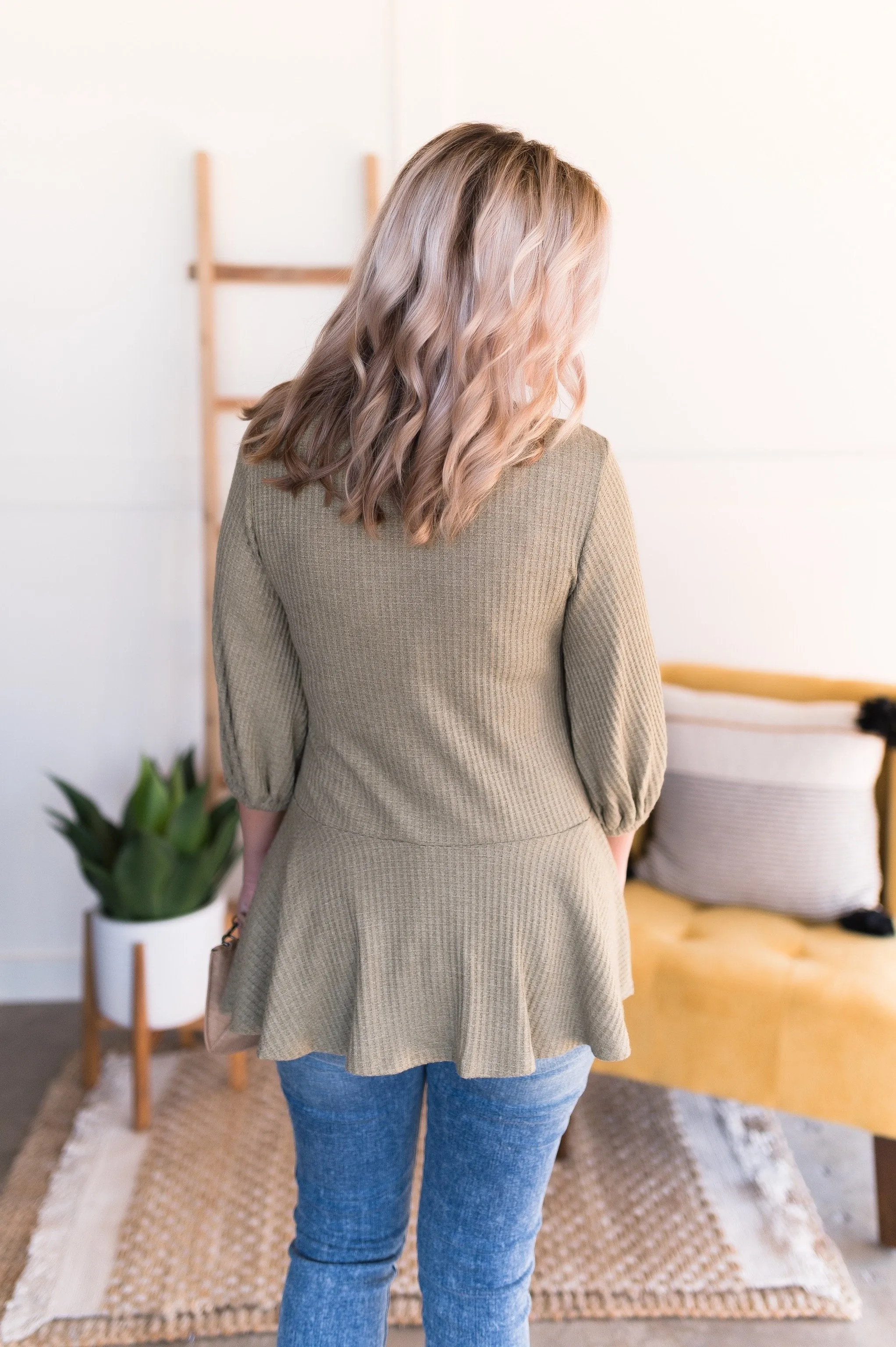 *Size M: In Your Wildest Dreams Sage Tunic Top