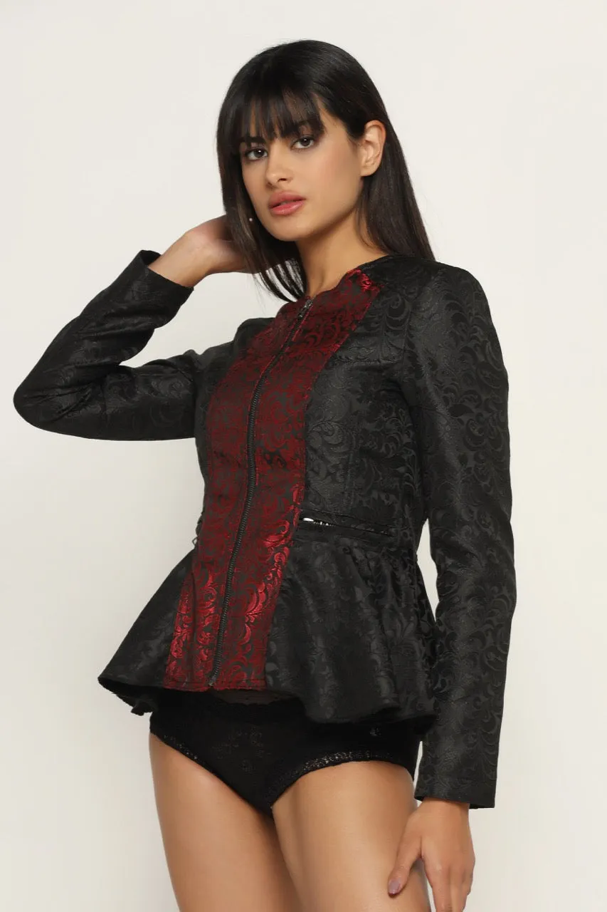 Skull  Embroidered Ladies Jacket