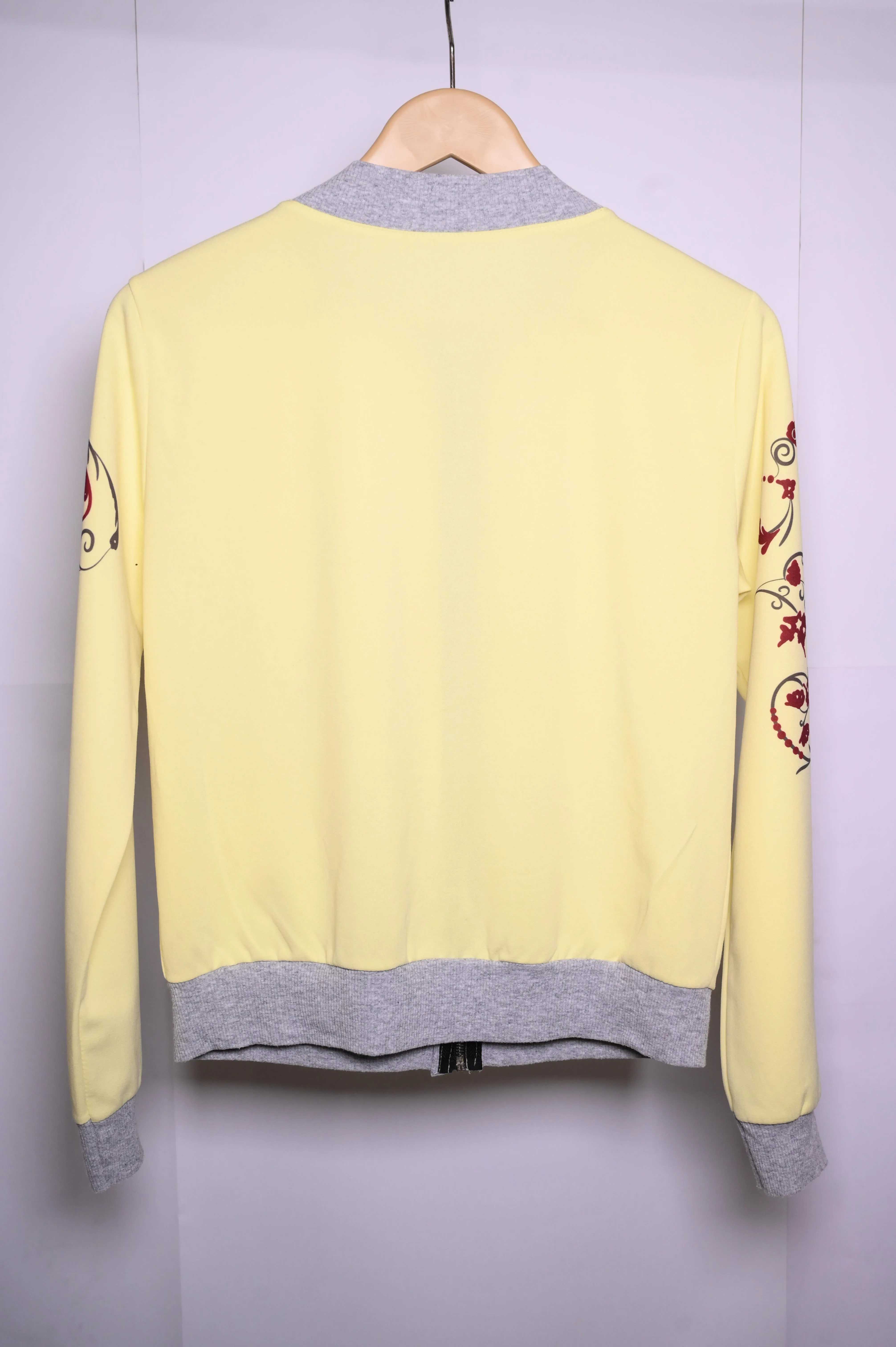 Thriftyfy Yellow Zipper Jacket
