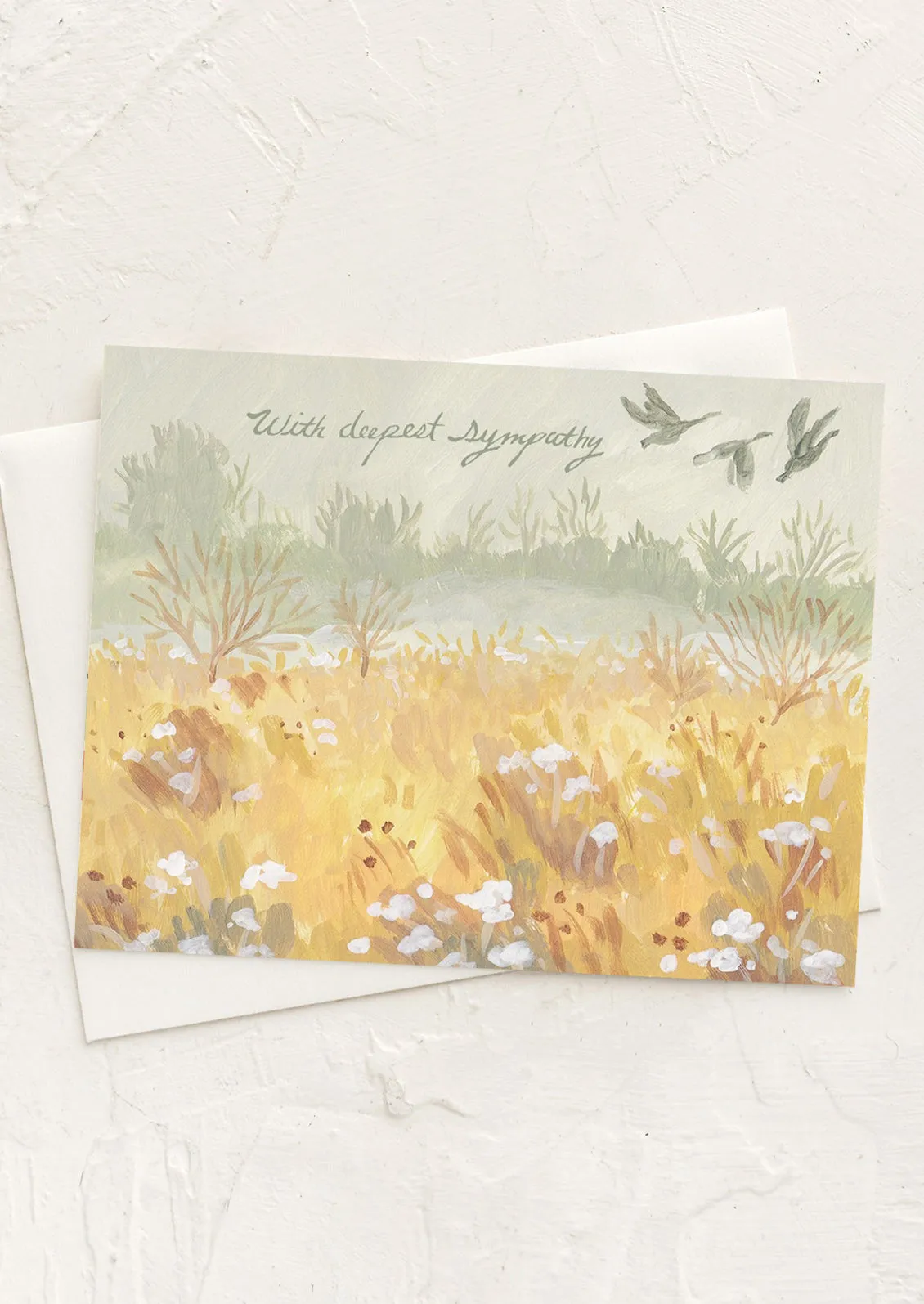 Wild Geese Sympathy Card